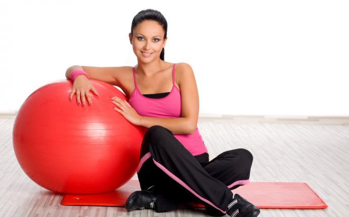 Гимнастический Мяч Упражнения для Похудения для Начинающих